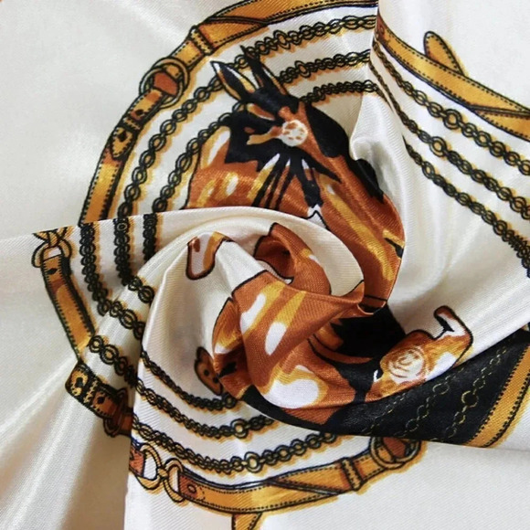 NEW Red Equestrian Horse Western Cowboy Scarf - Picture 3 of 5